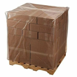 Polyethylene CAPE large size for pallets for pallets 100х120cm, thickness 100microns, load height 1,4m (primary PE)
